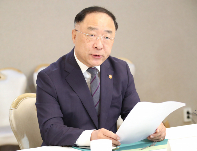 홍남기 경제부총리 겸 기획재정부 장관. 연합뉴스