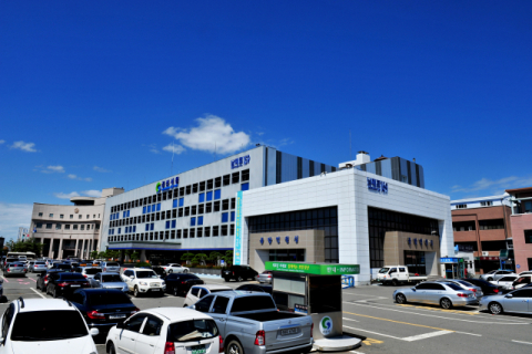 경산시청 전경 모습.