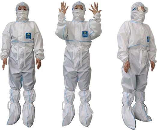 레드포인트의 직물소재 보호복 MAGA suit. 레드포인트 제공