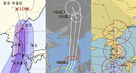 오는 2~3일 이틀 동안 9호 태풍 마이삭이 제주도를 시작으로 우리나라에 본격적으로 영향을 끼칠 예정인 가운데, 태풍 영향권에 드는 한국과 일본 기상당국은 물론 세계 태풍을 감시하는 미국 합동태풍경보센터의 