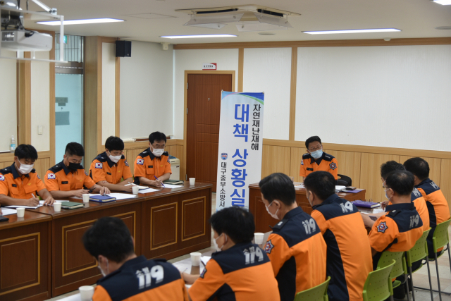 대구 중부소방서(서장 신기선)는 2일 제9호 태풍 