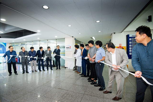 대구한의대 내 상아제약연구센터 현판 제막식. 대구한의대 제공
