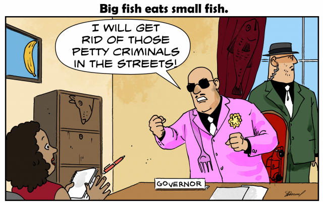 Cartoon by Sergio Drumond
