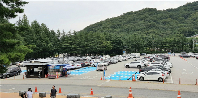경북 구미 금오산주차장 전경. 구미시설공단 제공
