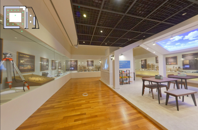 상주박물관 기획전시실 VR 내부 모습 상주박물관 제공