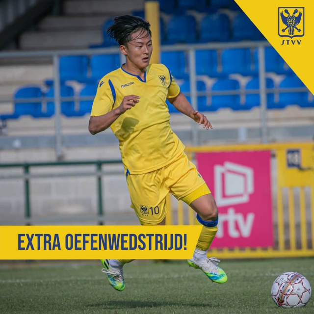 벨기에 프로축구 신트트라위던에서 뛰고 있는 이승우. 연합뉴스