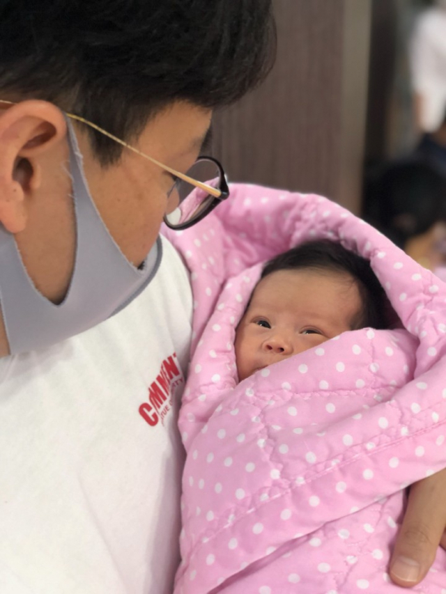 여은지(38)·이승재(39) 부부 첫째 딸 주연(3.28㎏·태명: 찰떡) 9월 4일 출생