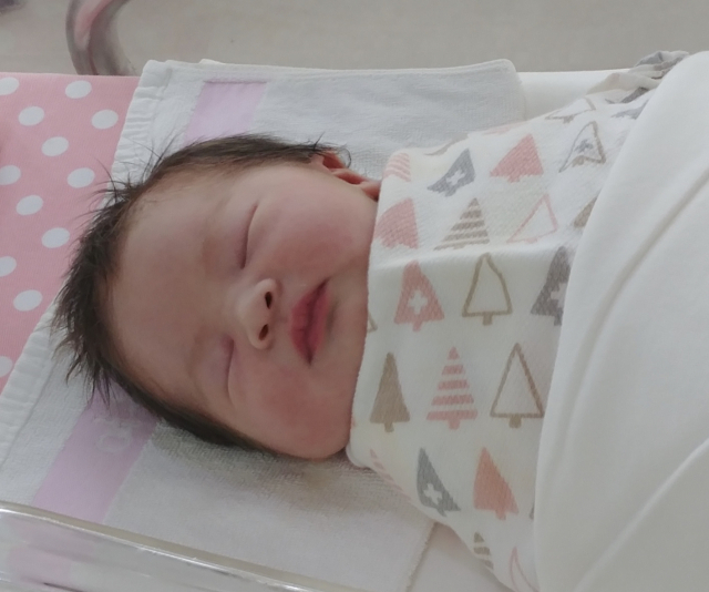 우지혜(28)·임채민(33) 부부 첫째 딸 기둥이(3.6㎏) 9월 14일 출생