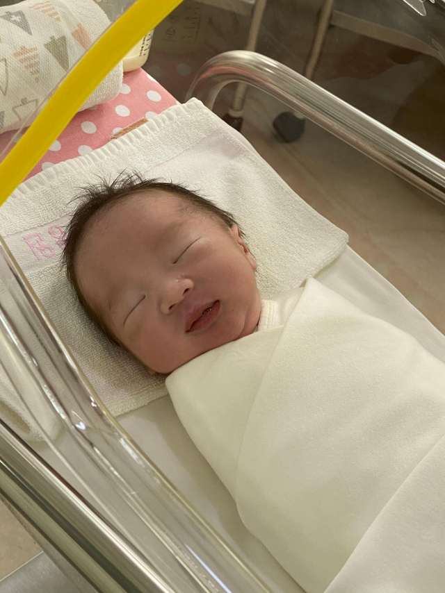 변지혜(31)·김도윤(36) 부부 첫째 아들 복분이(3.0㎏) 9월 16일 출생