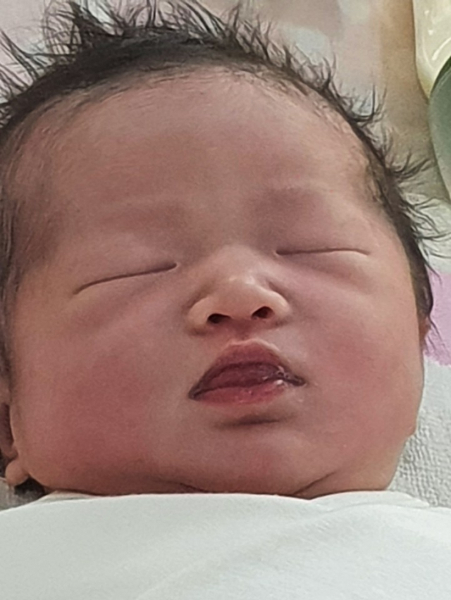 남혜령(33)·설동권(38) 부부 첫째 딸 콩콩이(3.2㎏) 9월 19일 출생