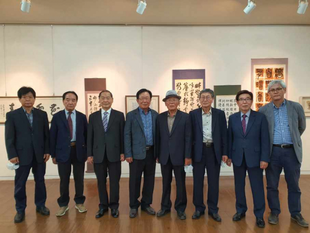 재구합천서화회 회원 전시회
