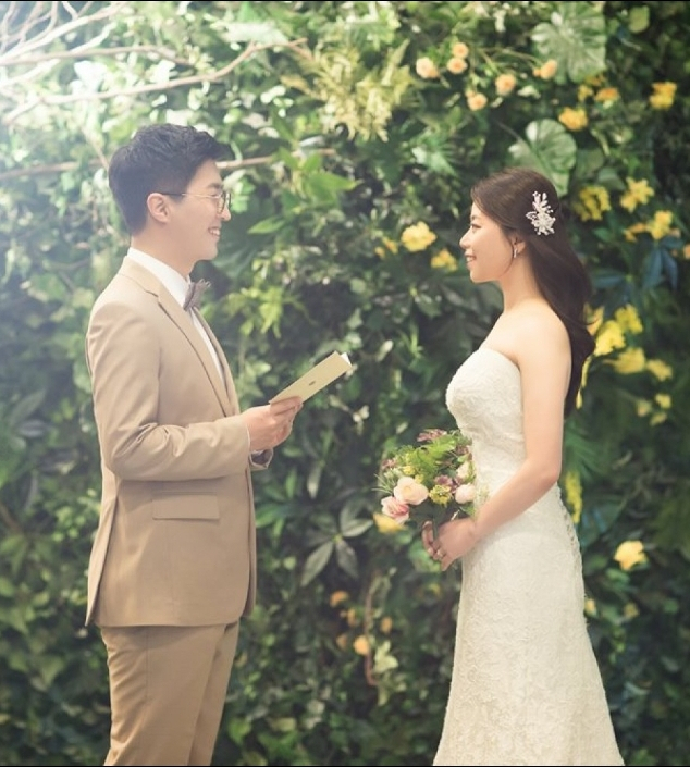 허준현 군, 박주연 양 결혼.
