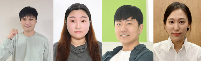 일본 기업에 합격하고 조만간 출국할 예정인 영진전문대 출신 황성웅, 조민주, 박언채, 김은채 씨 모습(왼쪽부터). 영진전문대 제공