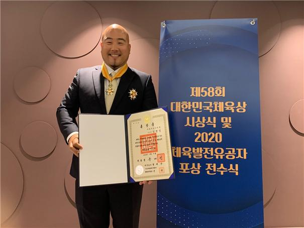 대구시청 자전거 팀 김형일 감독이 15일 서울 더 플라자호텔에서 열린