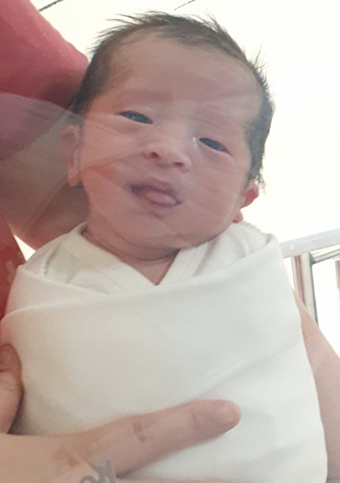 이지민(33)·김녹환(33·대구시 달성군 옥포읍) 부부 첫째 아들 만두(3.3kg) 10월 6일 출생.
