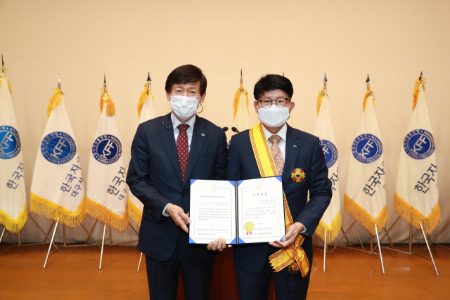 배광식 북구청장이 26일 낙동강승전기념관에서 세계자유민주연맹 
