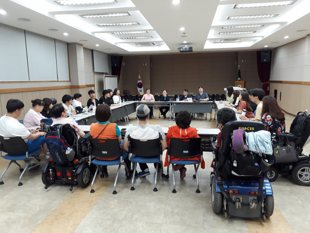 대구대 일반대학원 장애학과 세미나 장면. 대구대 제공