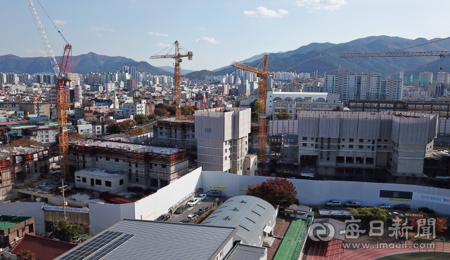 대구지역 재개발 공사현장 모습. 사진은 기사 내용과 관련 없음. 매일신문DB