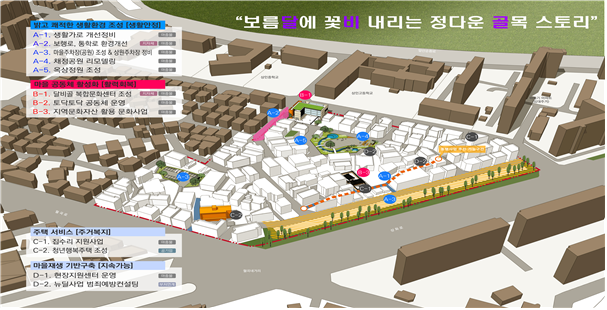대구 달서구 상인3동 도시재생 뉴딜사업인