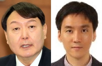 윤석열 검찰총장, 정용환 서울중앙지검 반부패수사2부 부장검사. 연합뉴스, 매일신문DB