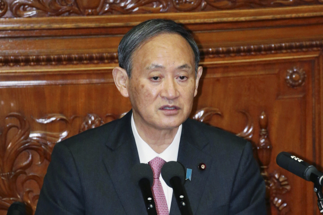 스가 요시히데 일본 총리