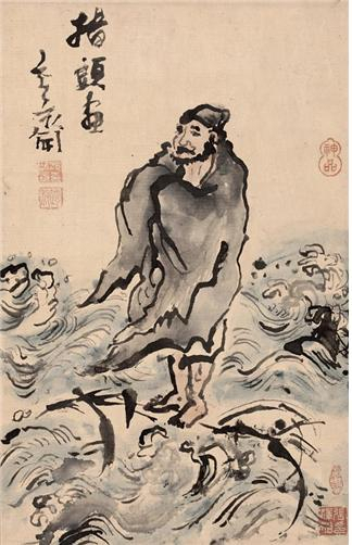 종이에 수묵담채, 28.5×18.4㎝, 개인 소장