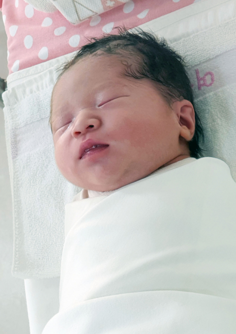 김미수(29)·권민우(34·대구시 달서구 진천동) 부부 첫째 딸 듬뿍이(3.3kg)