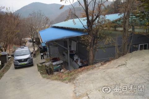 경산시 유기동물보호소가 있는 용성면 부제리에 