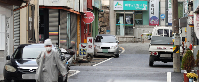 장날인 22일 경남 하동군 하동읍 하동시장 일대가 
