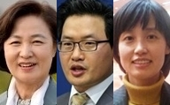 추미애, 심재철, 박은정. 매일신문DB