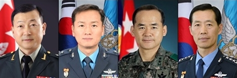 왼쪽부터 박주경(육사 42기), 정상화(공사 36기), 소영민(학사 11기), 김준식(공사 35기). 매일신문DB