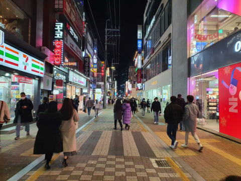 지난 5일 오후 동성로 거리 모습. 매일신문 DB