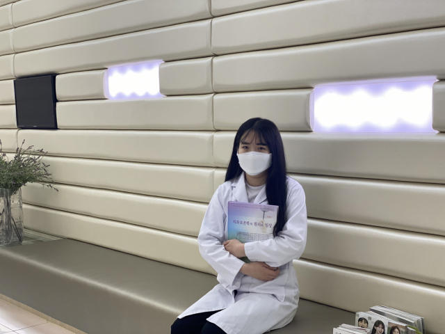 대구과학대 치위생과 1학년 백다솜 씨. 대구과학대 제공