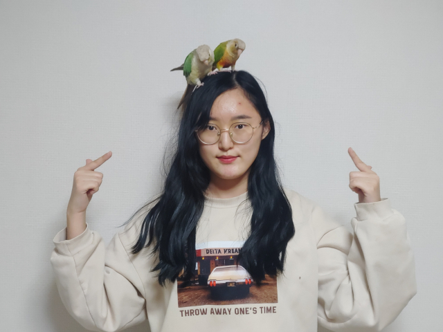 수성대 애완동물관리과 1학년 윤아정 양. 수성대 제공