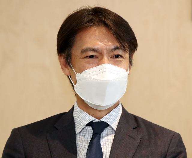 울산현대의 새 사령탑으로 선임된 홍명보 대한축구협회 전무. 연합뉴스