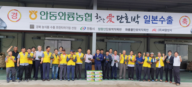 안동시는 장기화되고 있는 경기 침체에도 수출물류비와 수출장려금을 업체와 농가에 지원해 19개국에 213t을 수출하는 성과로 경북도 수출정책평가 3년 연속 우수상을 받았다. 안동시 제공