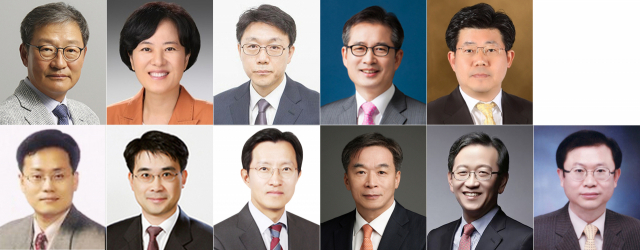 국회 고위공직자범죄수사처장 후보추천위원회는 총 11명의 공수처장 후보자를 추천받았다고 10일 밝혔다. 후보추천위는 오는 13일 후보자에 대한 심사를 진행한다. 윗줄 왼쪽부터 최운식, 전현정(추미매 법무장관 추천), 김진욱·이건리·한명관(이찬희 대한변협회장 추천). 아랫줄 왼쪽부터 권동주·전종민, 강찬우·김경수(국민의힘 이헌 위원 추천), 석동현·손기호(국민의힘 임정혁 위원 추천). 연합뉴스