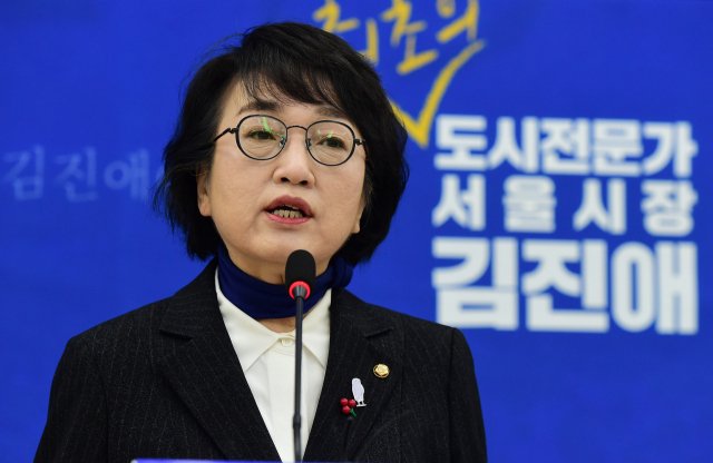 열린민주당 김진애 의원. 연합뉴스