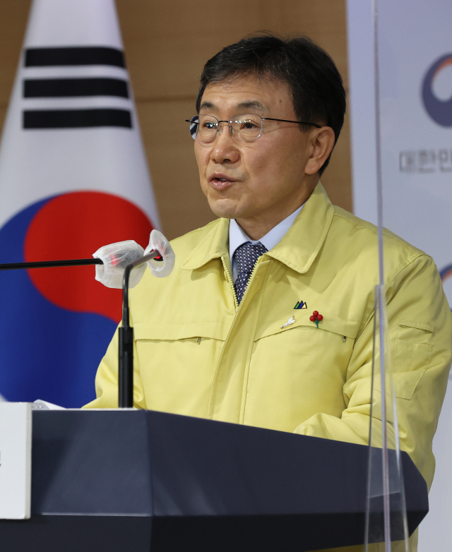 권덕철 중앙재난안전대책본부 1차장(보건복지부 장관). 연합뉴스