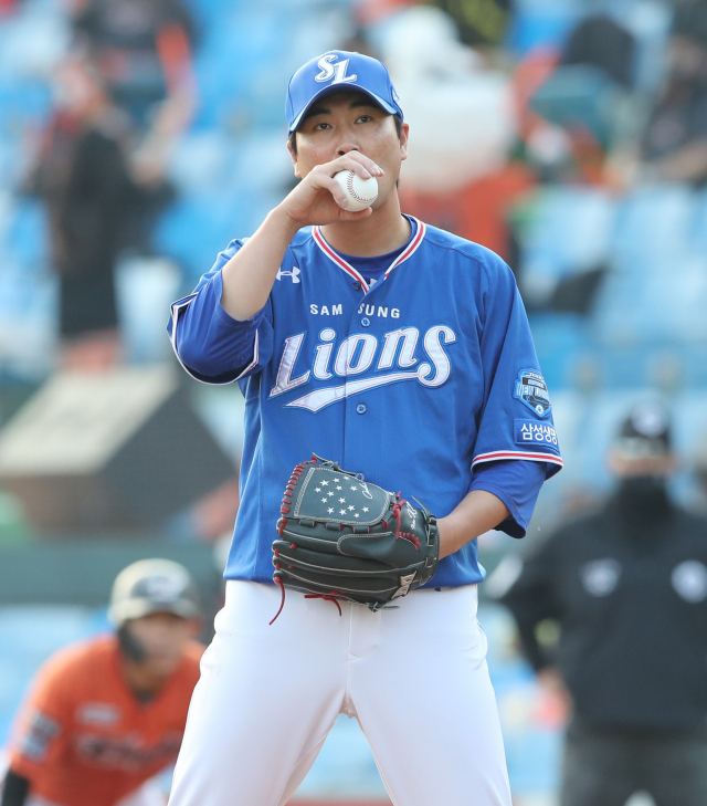 삼성라이온즈 우규민. 삼성라이온즈 제공