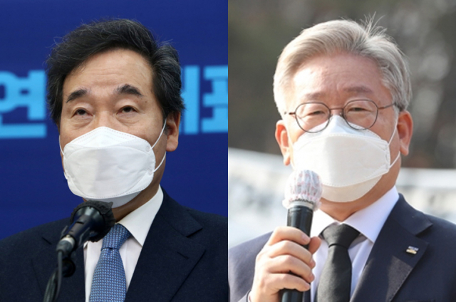 이낙연 더불어민주당 대표, 이재명 경기도지사.