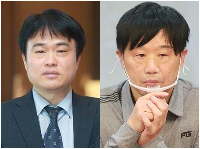 임현택(왼쪽) 대한소아청소년과의사회 회장과 서민 단국대 교수