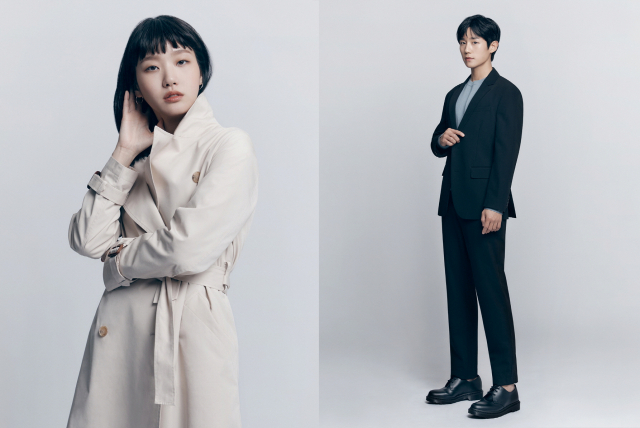 배우 정해인, 김고은과 함께한 마인드브릿지 2021 S/S 컬렉션 화보. 마인드브릿지 제공
