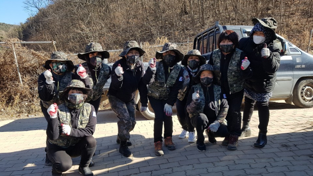 대구 북구 여성예비군 연탄 전달