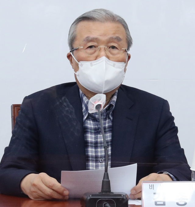 국민의힘 김종인 비상대책위원장. 연합뉴스