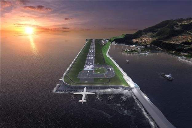 2025년 울릉공항 개항에 앞서 늘어날 관광 수요에 대비한 인프라 구축이 절실하다는 지적이다. 사진은 울릉공항 조감도. 매일신문DB
