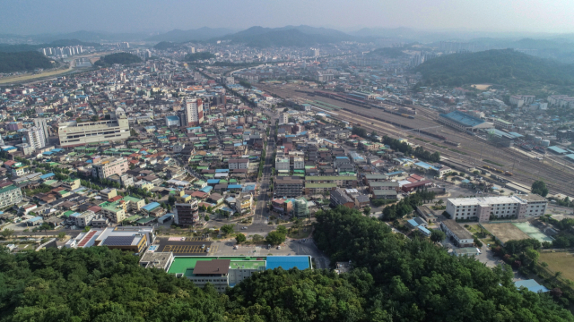 영주 시가지 전경. 영주시 제공
