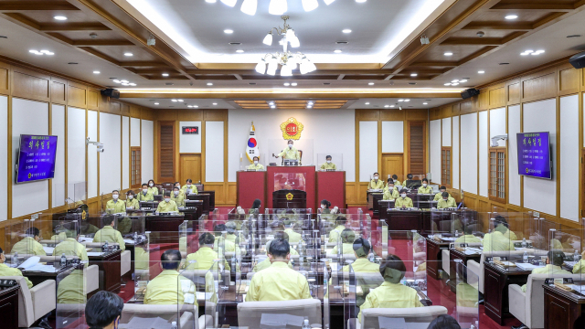 대구시의회 본회의 모습. 자료사진. 대구시의회 제공