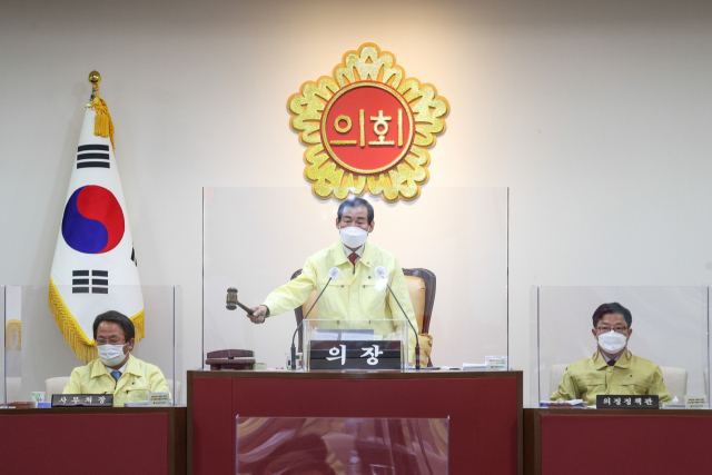 대구시의회 올해 첫 본회의 모습. 대구시의회 제공