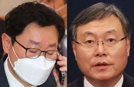 박범계, 신현수. 연합뉴스